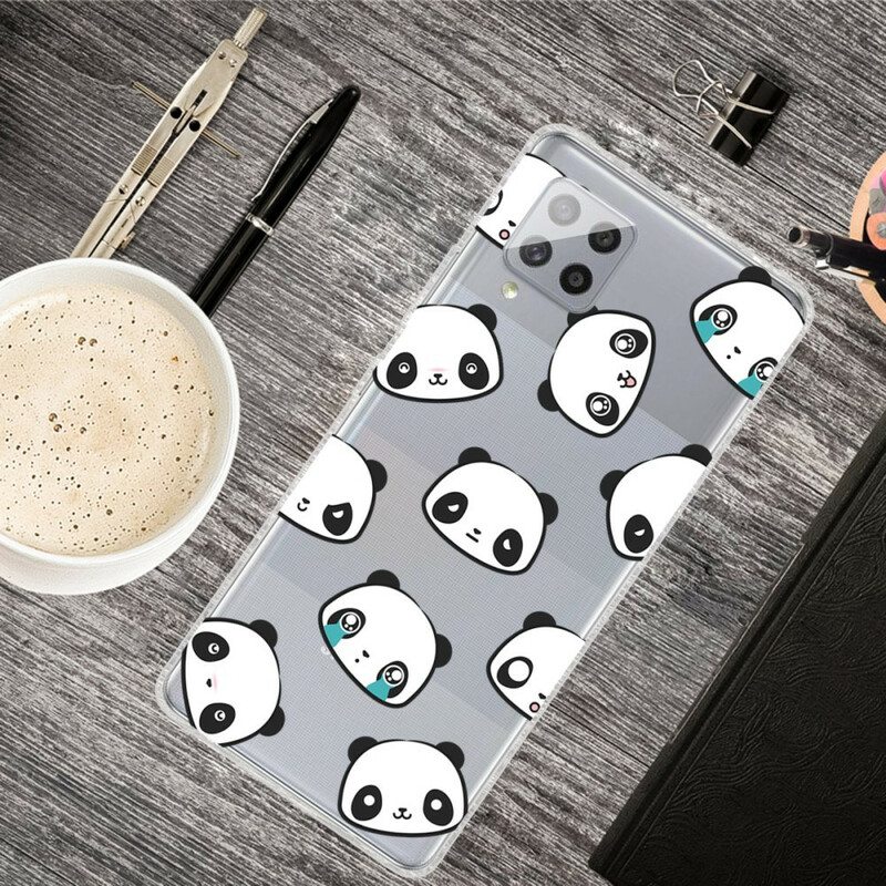 Kuori Samsung Galaxy A42 5G Saumaton Tunteellinen Panda