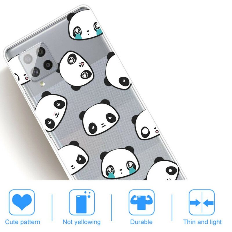 Kuori Samsung Galaxy A42 5G Saumaton Tunteellinen Panda