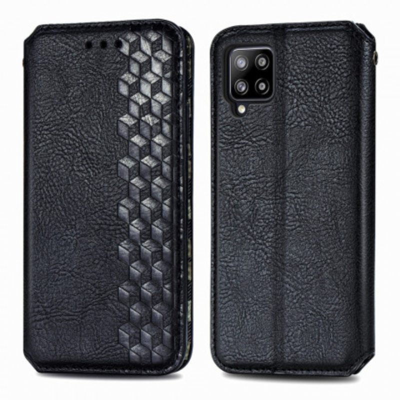 Puhelinkuoret Samsung Galaxy A42 5G Kotelot Flip Nahkaefekti Diamond Texture