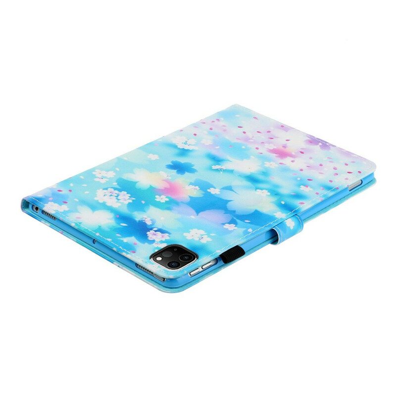 Flip Case iPad Pro 11" (2020) Akvarelli Kukkia