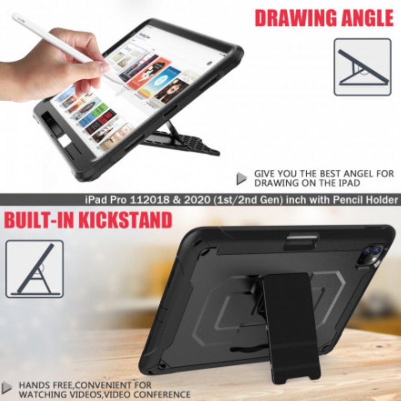Kuori iPad Pro 11" (2020) Hybridi Irrotettava Teline