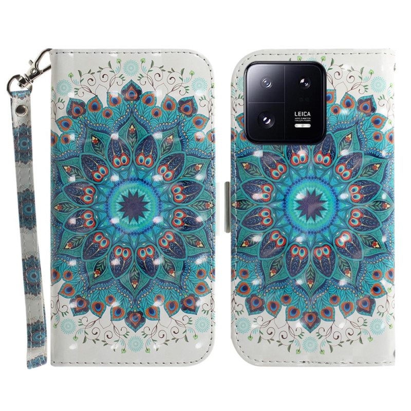 Kotelot Xiaomi 13 Pro Suojaketju Kuori Strappy Mandala
