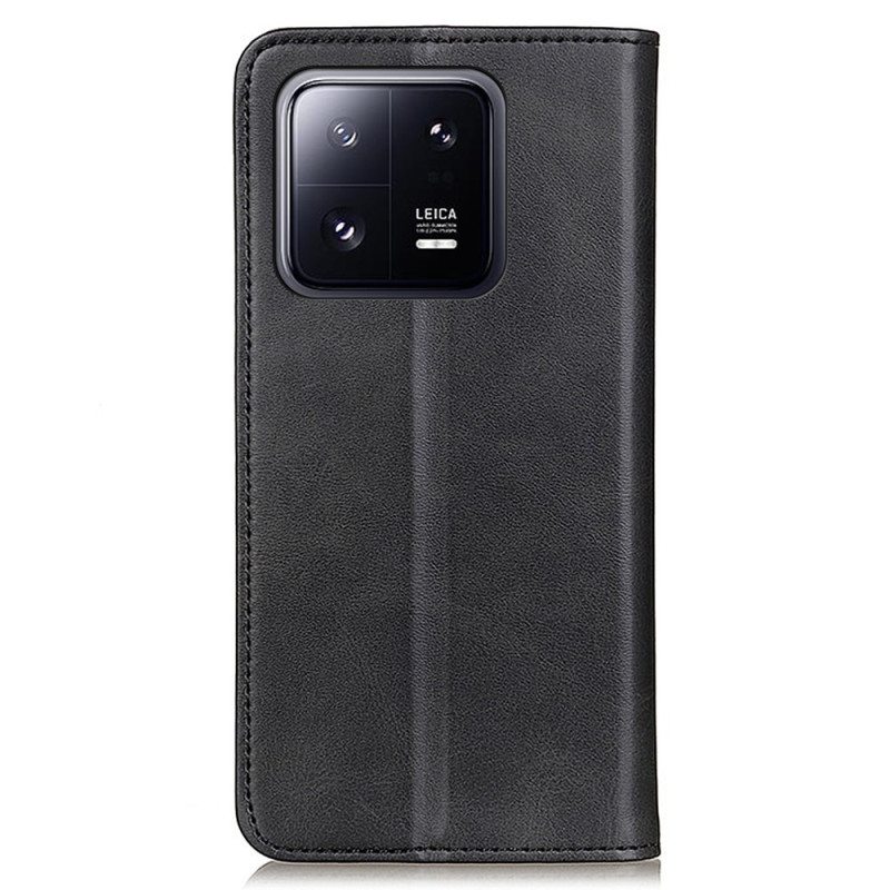 Puhelinkuoret Xiaomi 13 Pro Kotelot Flip Halkaistu Nahka