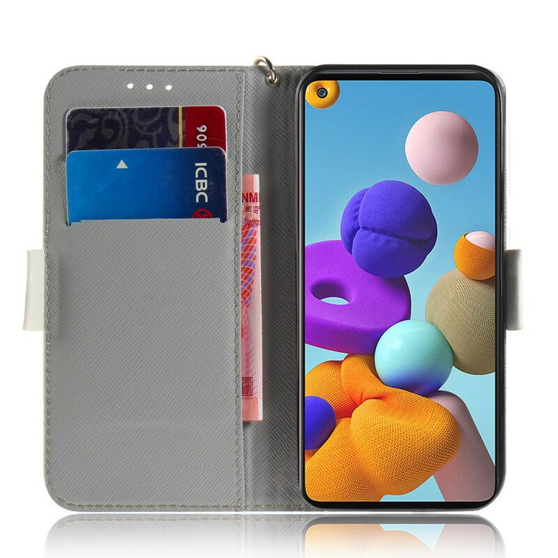 Kotelot Samsung Galaxy A21s Suojaketju Kuori Love My Dog Strong