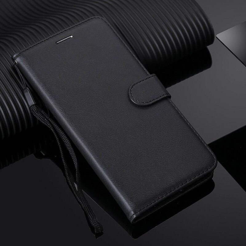 Kotelot Samsung Galaxy A21s Suojaketju Kuori Strappy Leather Effect