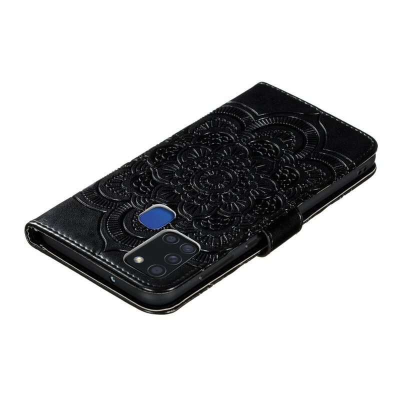 Kotelot Samsung Galaxy A21s Täysi Mandala
