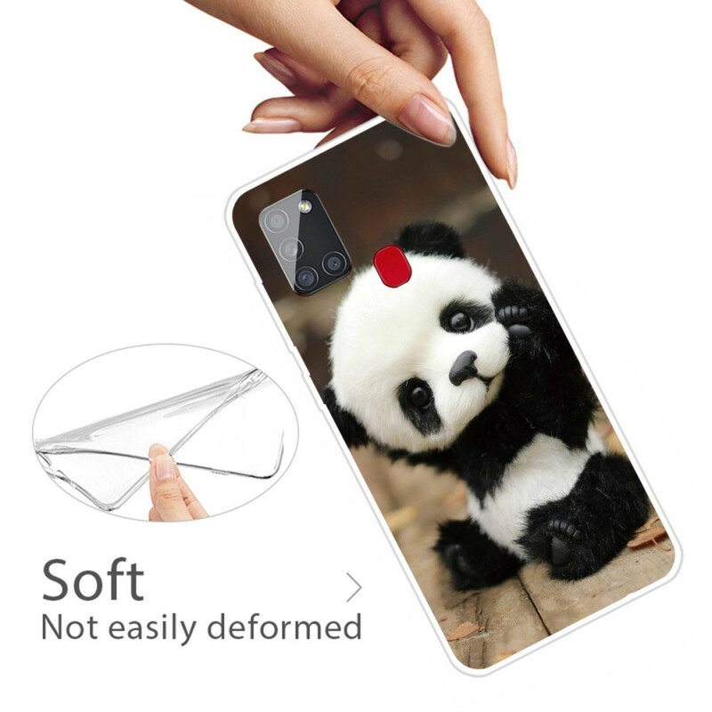 Kuori Samsung Galaxy A21s Joustava Panda