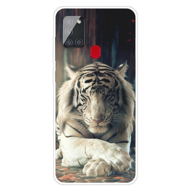 Kuori Samsung Galaxy A21s Joustava Tiger