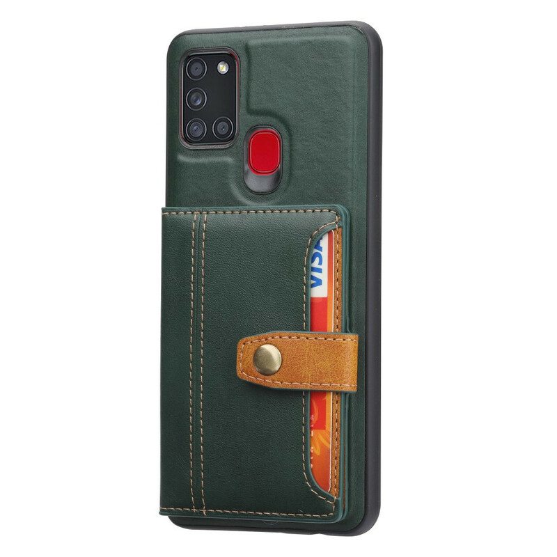 Kuori Samsung Galaxy A21s Korttipidikkeen Tukihihna