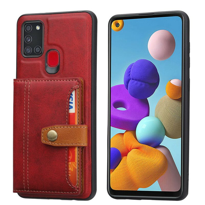 Kuori Samsung Galaxy A21s Korttipidikkeen Tukihihna