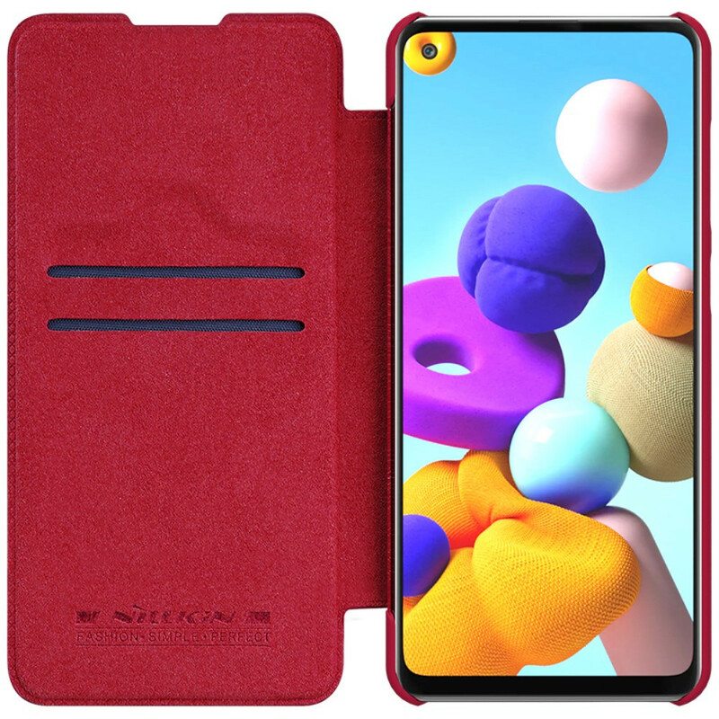 Kuori Samsung Galaxy A21s Nillkin Qin -sarja