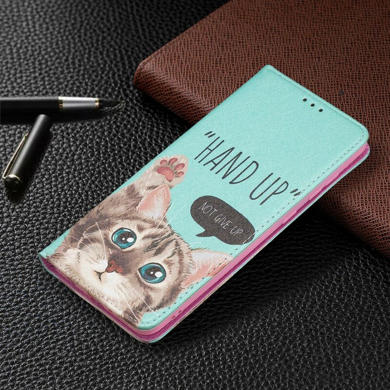 Puhelinkuoret Samsung Galaxy A21s Kotelot Flip Käsi Ylös