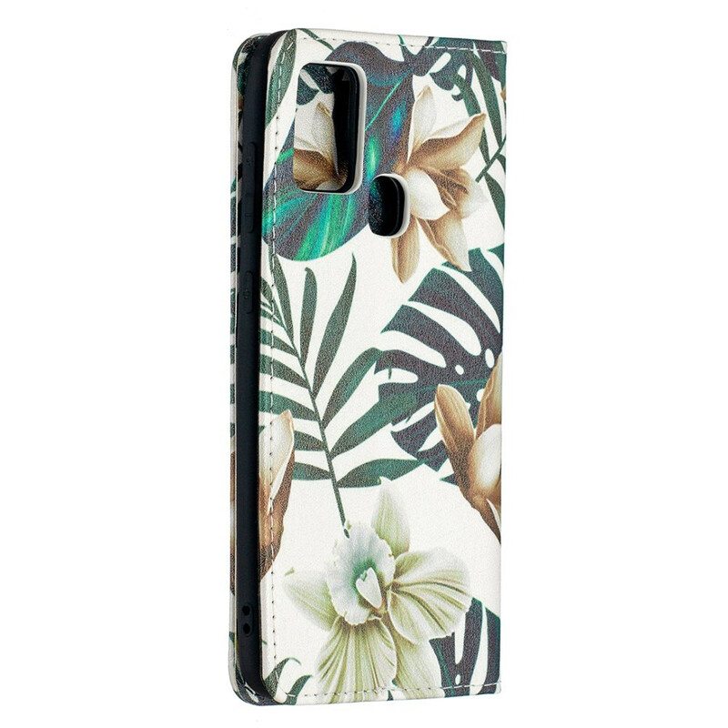 Puhelinkuoret Samsung Galaxy A21s Kotelot Flip Lehdet