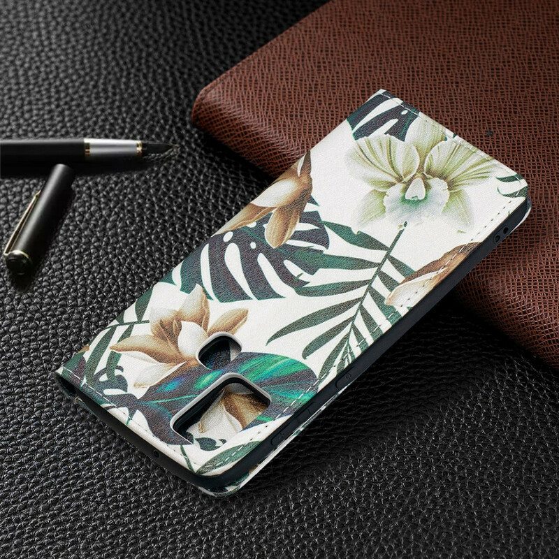 Puhelinkuoret Samsung Galaxy A21s Kotelot Flip Lehdet