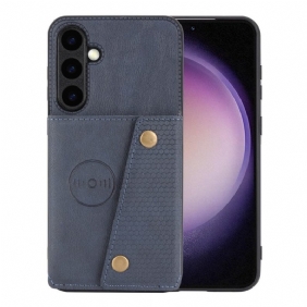 Kuori Samsung Galaxy S26 Nahkajäljitelmäinen Korttikotelo