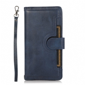 Nahkakotelo Samsung Galaxy S26 Magneettinen Lompakko Ja Nauha