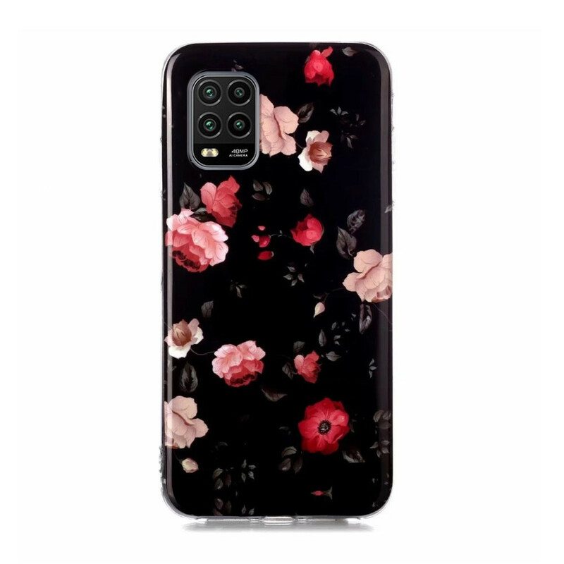Case Xiaomi Mi 10 Lite Fluoresoiva Kukka