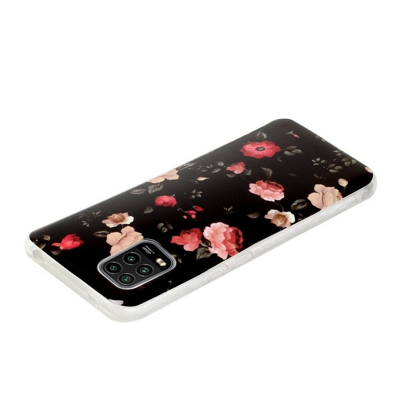 Case Xiaomi Mi 10 Lite Fluoresoiva Kukka
