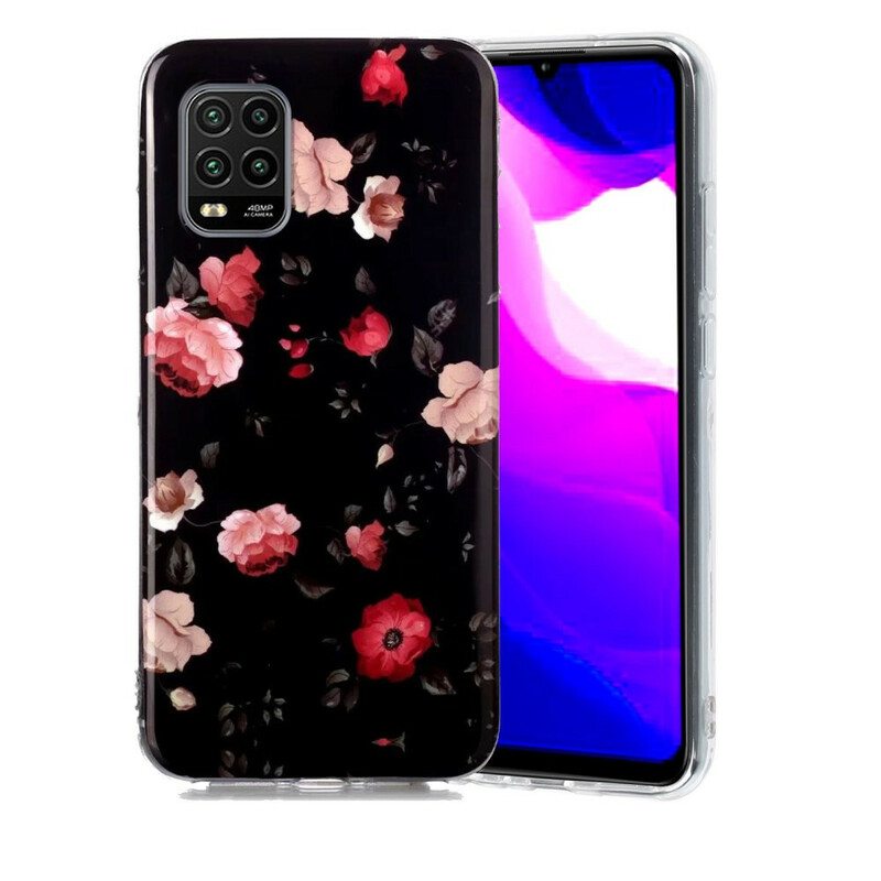 Case Xiaomi Mi 10 Lite Fluoresoiva Kukka