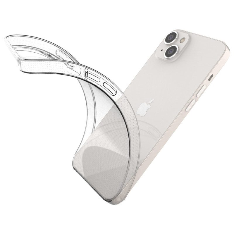 Kuori iPhone 14 Plus Läpinäkyvä Keltaisuutta Estävä