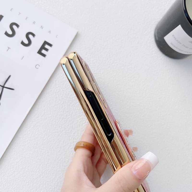 Case Samsung Galaxy Z Fold 3 5G Näytön Suojakalvo Ja Sormusteline