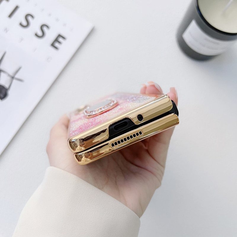 Case Samsung Galaxy Z Fold 3 5G Näytön Suojakalvo Ja Sormusteline