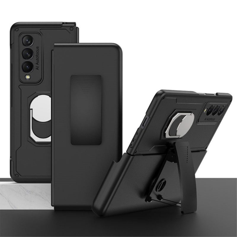 Case Samsung Galaxy Z Fold 3 5G Sormuksella Ja Pidikkeellä Gkk