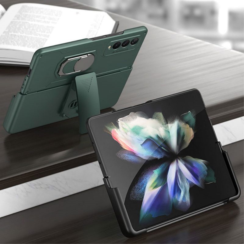 Case Samsung Galaxy Z Fold 3 5G Sormuksella Ja Pidikkeellä Gkk