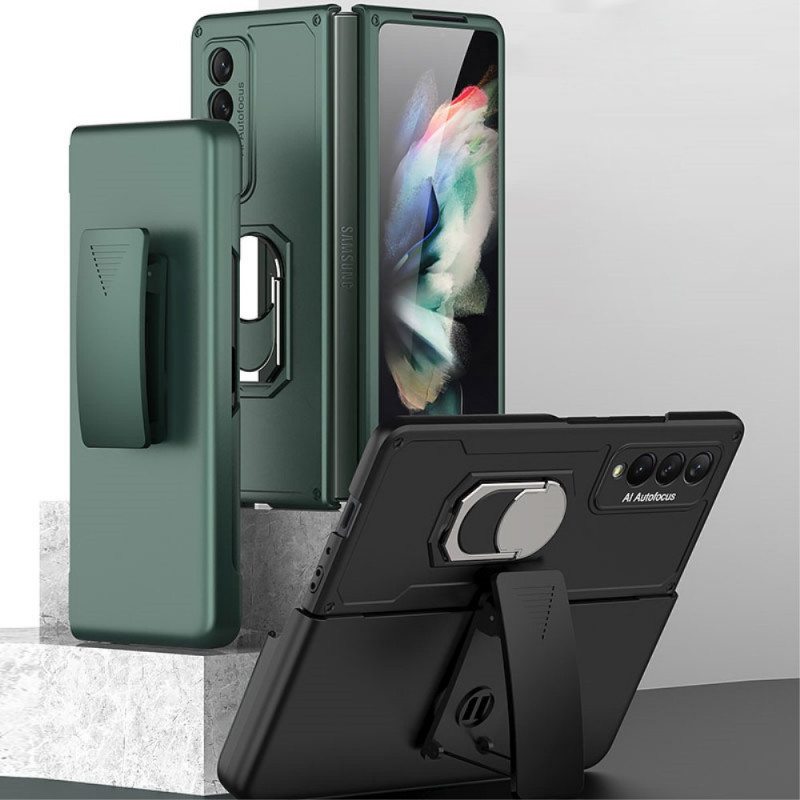 Case Samsung Galaxy Z Fold 3 5G Sormuksella Ja Pidikkeellä Gkk
