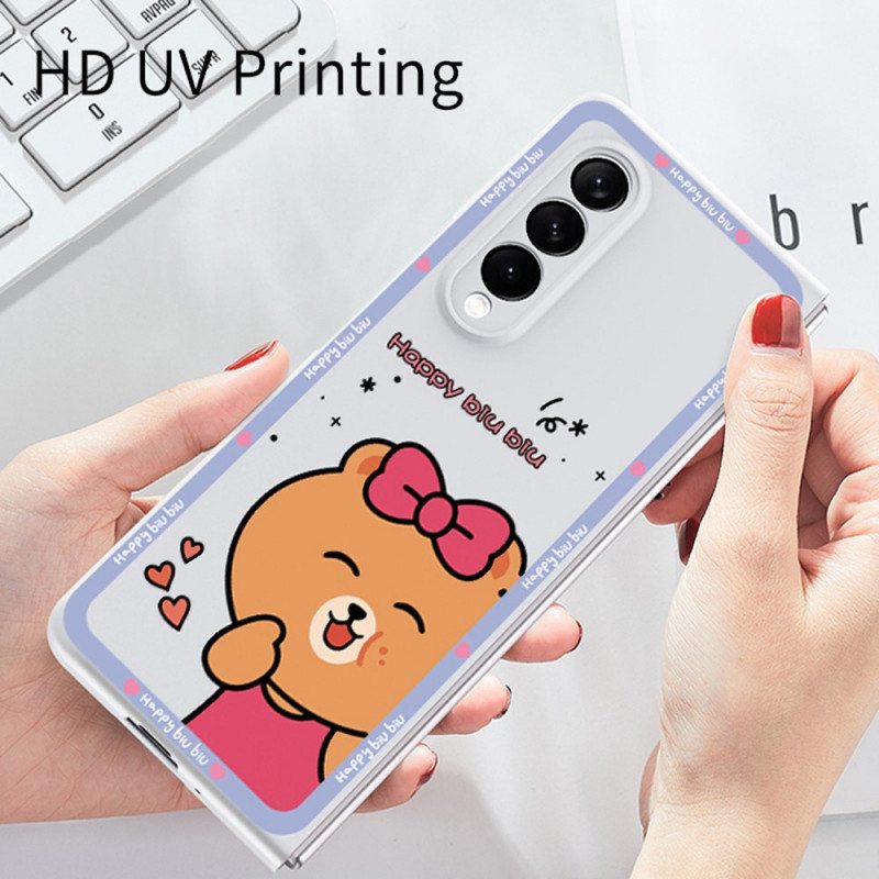 Case Samsung Galaxy Z Fold 3 5G Tyttöinen Karhu