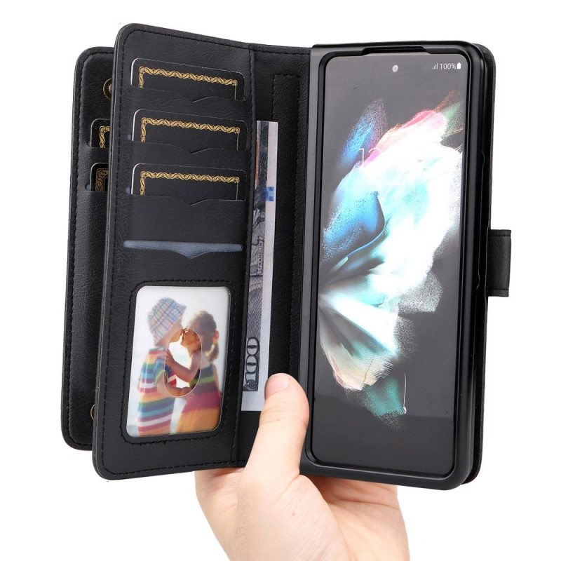 Kotelot Samsung Galaxy Z Fold 3 5G Monikäyttöinen Business Coin Kukkaro