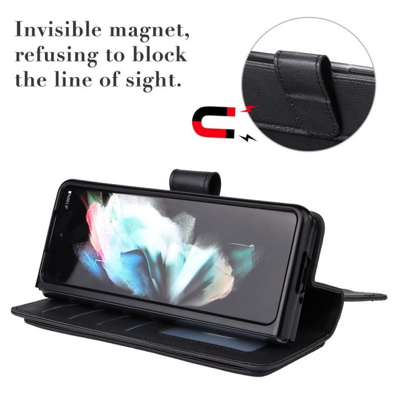 Kotelot Samsung Galaxy Z Fold 3 5G Monikäyttöinen Business Coin Kukkaro