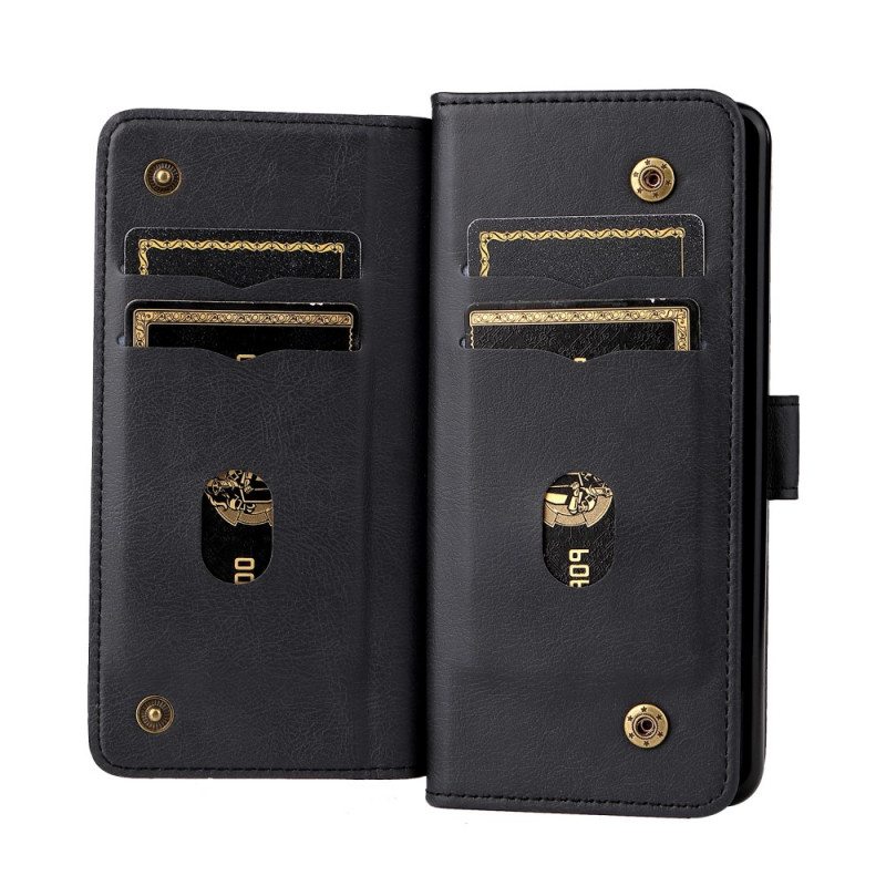 Kotelot Samsung Galaxy Z Fold 3 5G Monikäyttöinen Business Coin Kukkaro