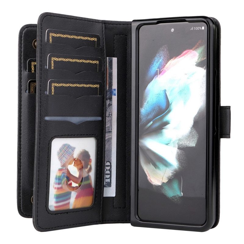 Kotelot Samsung Galaxy Z Fold 3 5G Monikäyttöinen Business Coin Kukkaro