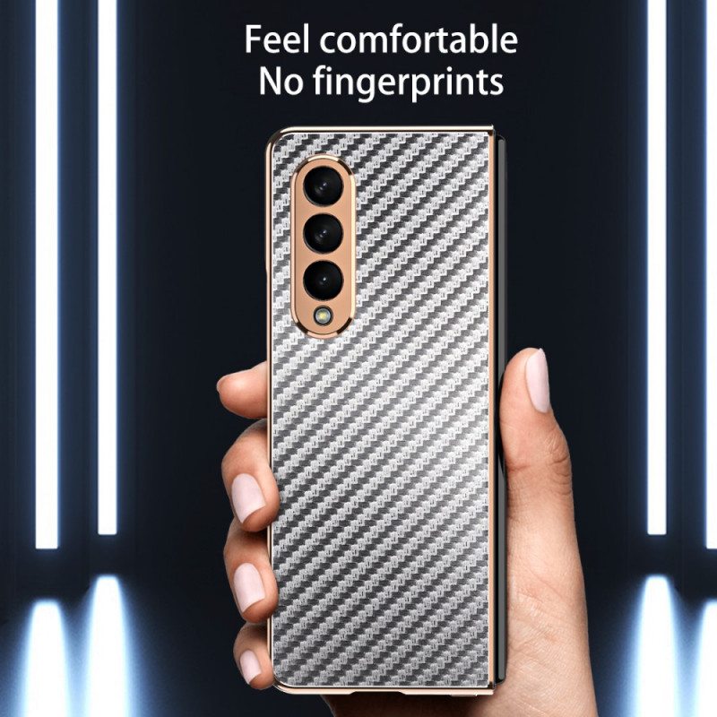 Kuori Samsung Galaxy Z Fold 3 5G Hiilikuitua Näytönsuojalla