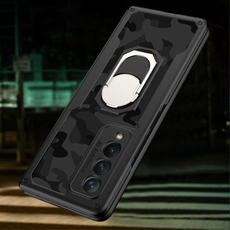 Kuori Samsung Galaxy Z Fold 3 5G Hiilikuiturengas-tuki Gkk