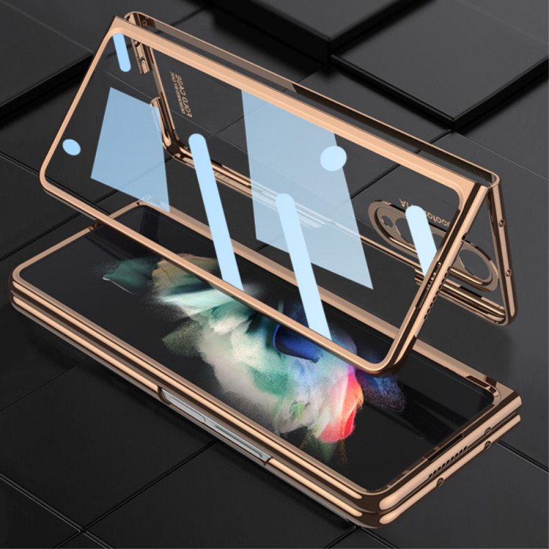 Kuori Samsung Galaxy Z Fold 3 5G Läpinäkyvä Gkk Stylus Pidikkeellä