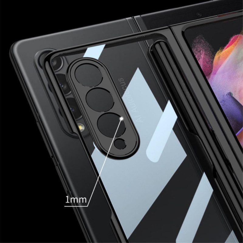Kuori Samsung Galaxy Z Fold 3 5G Läpinäkyvä Gkk Stylus Pidikkeellä