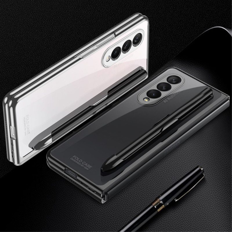 Kuori Samsung Galaxy Z Fold 3 5G Läpinäkyvä Gkk Stylus Pidikkeellä