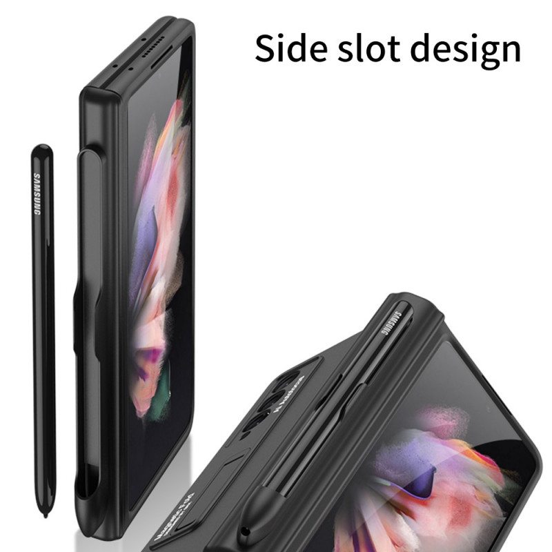 Kuori Samsung Galaxy Z Fold 3 5G Muovinen Jalusta Ja Kynäteline Gkk
