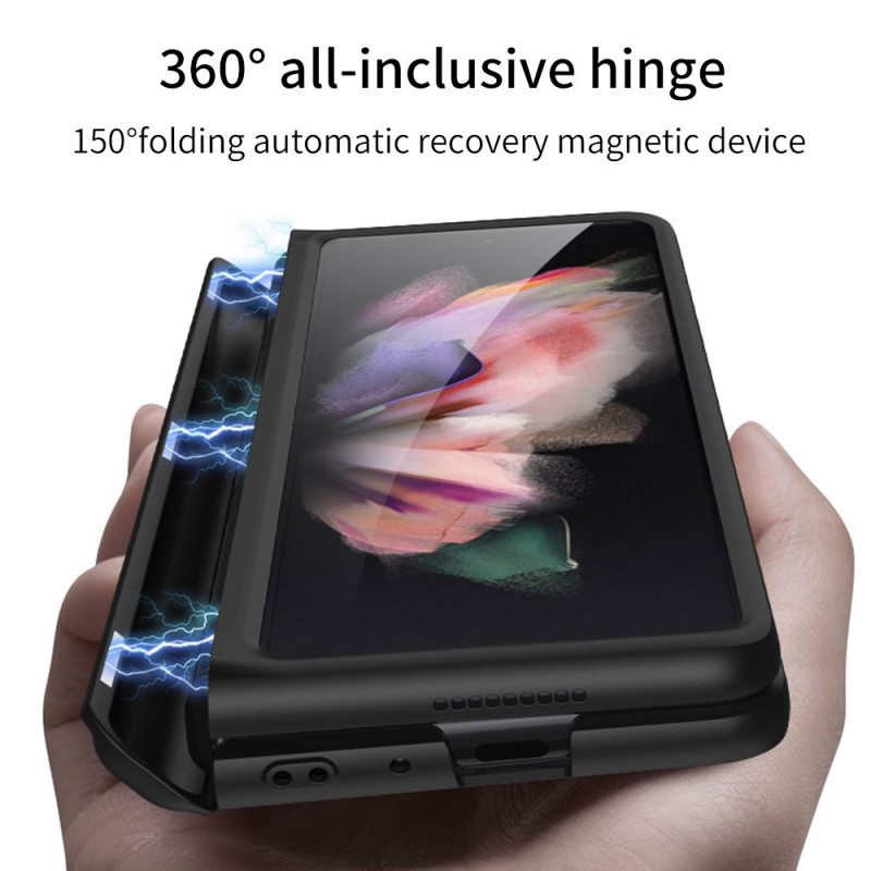 Kuori Samsung Galaxy Z Fold 3 5G Muovinen Jalusta Ja Kynäteline Gkk