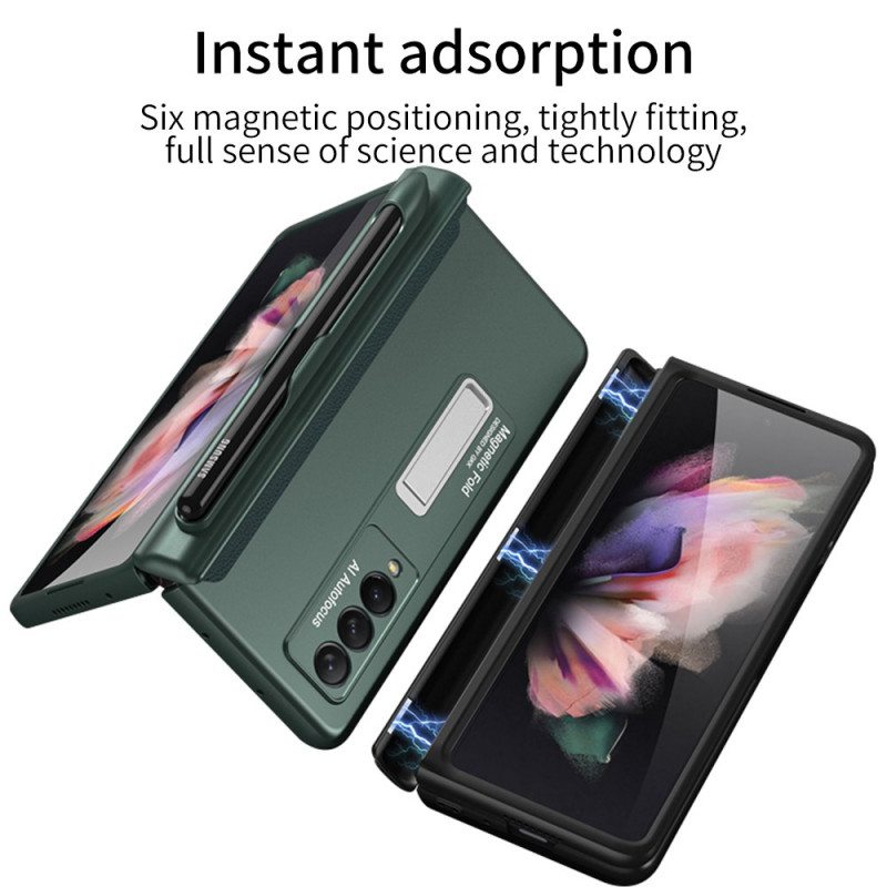 Kuori Samsung Galaxy Z Fold 3 5G Muovinen Jalusta Ja Kynäteline Gkk