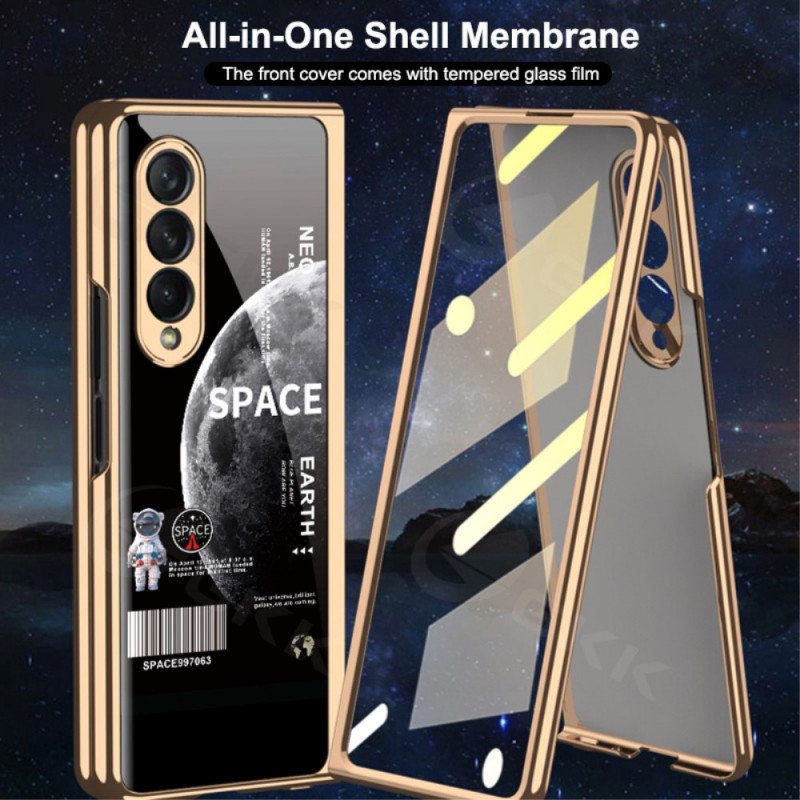 Kuori Samsung Galaxy Z Fold 3 5G Space-näytönsuojalla