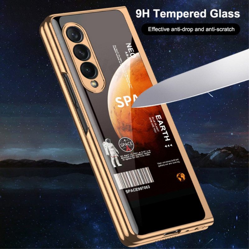 Kuori Samsung Galaxy Z Fold 3 5G Space-näytönsuojalla