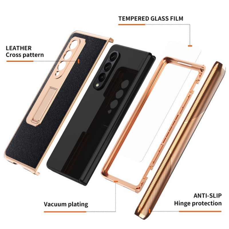 Kuori Samsung Galaxy Z Fold 3 5G Teline Ja Näytönsuoja