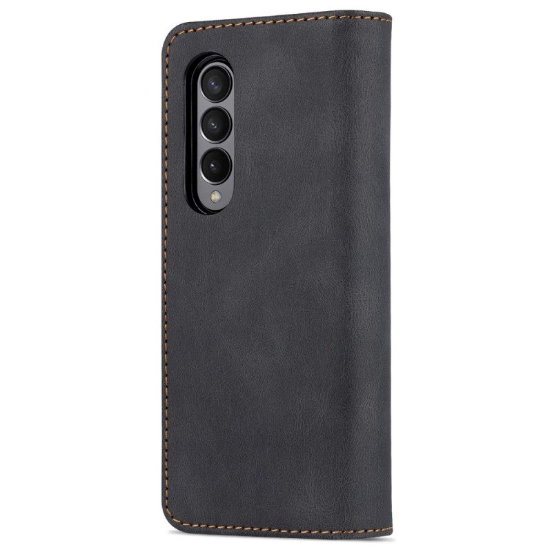 Nahkakotelo Samsung Galaxy Z Fold 3 5G Azns-nahkamuotoilu