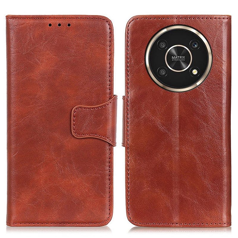 Flip Case Honor Magic 4 Lite 5G Kotelot Flip Tekstuuri Magneettinen Läppä