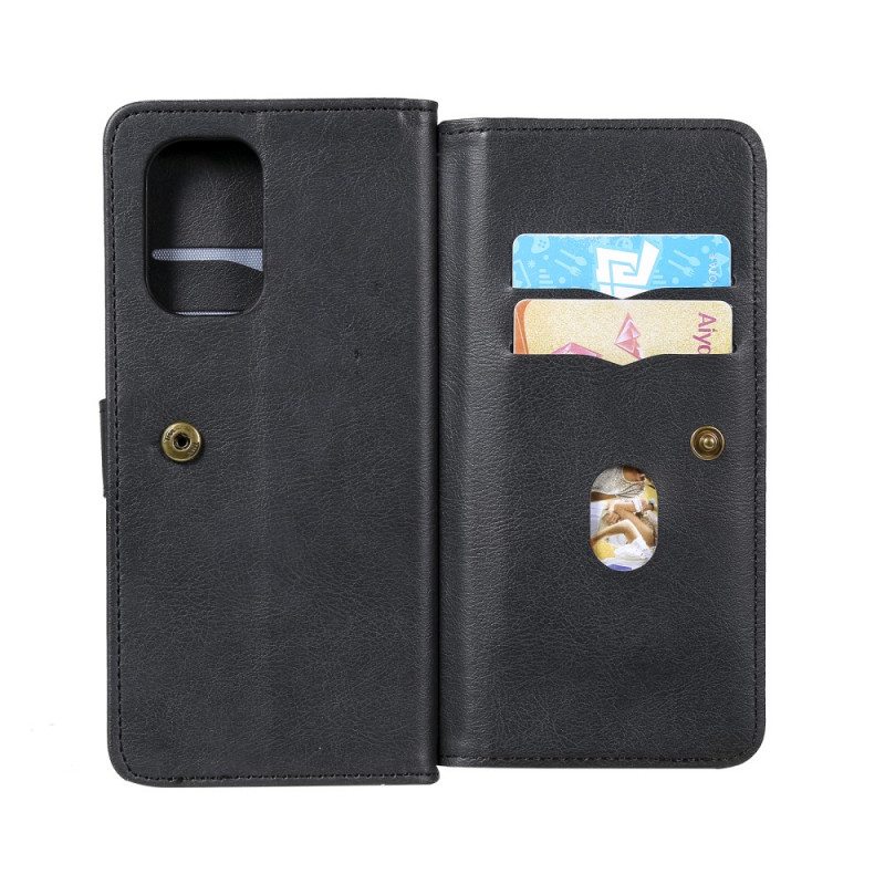 Flip Case Xiaomi Mi 11i 5G Monitoiminen 10 Kortin Pidike