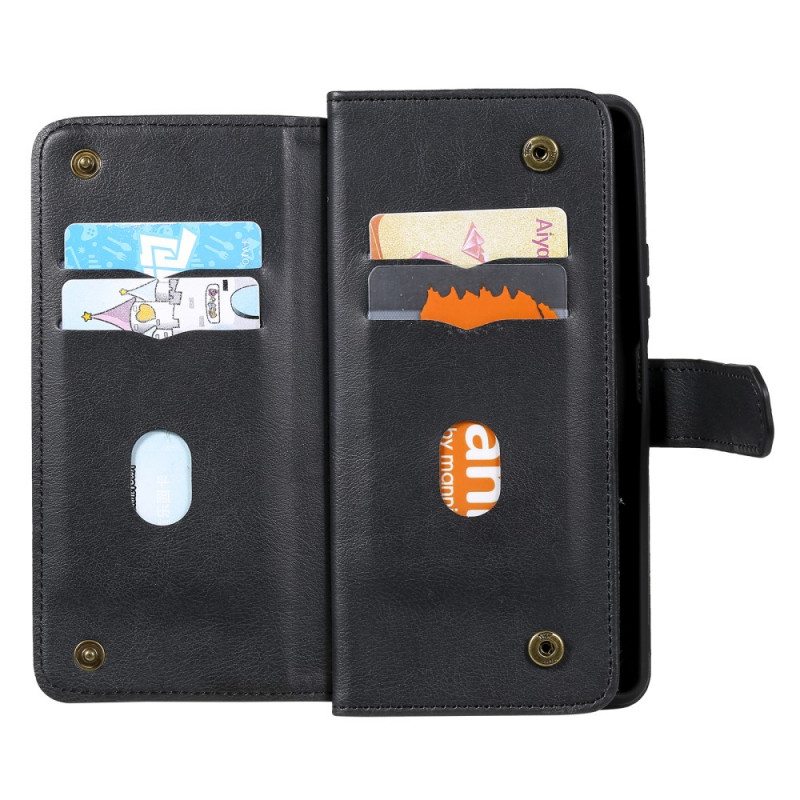 Flip Case Xiaomi Mi 11i 5G Monitoiminen 10 Kortin Pidike