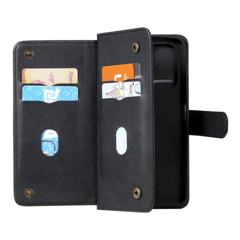 Flip Case Xiaomi Mi 11i 5G Monitoiminen 10 Kortin Pidike